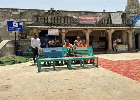 Bisleri Plastic Recycling Dwarkadhish Temple Gujrat